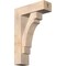 Ekena Millwork Merced Block Smooth Bracket w/ Offset Brace, Douglas Fir, 7 1/2"W x 24"D x 36"H BKT0806X24X36MRC05SDF - alternate 1